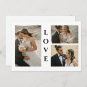 Foto Hochzeit Dankeschön-Karte (Vorne/Hinten)