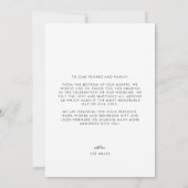 Foto Hochzeit Dankeschön-Karte Einladung (Rückseite)