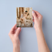 Foto Hochzeit Dankeschön-Karte Flyer (Gruppe)