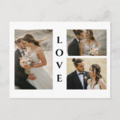 Foto Hochzeit Dankeschön-Karte Postkarte (Vorderseite)
