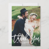 Foto-Hochzeit Dankeskarte (Vorderseite)