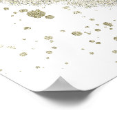 Foto Hochzeit der Wasserfarben-Küste Poster (Ecke)