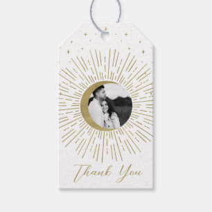 Foto Hochzeit des Sunburst Moon Geschenkanhänger