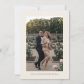 Foto Hochzeit des Watercolor Country Lake Einladung (Rückseite)