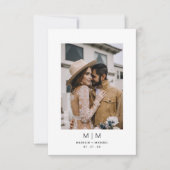 Foto Hochzeit Einladung (Vorderseite)