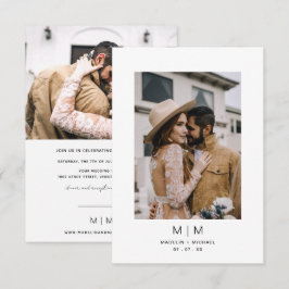 Foto Hochzeit Einladung