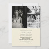 Foto Hochzeit Einladung (Vorderseite)