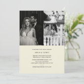 Foto Hochzeit Einladung (Stehend Vorderseite)