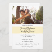 Foto Hochzeit Einladung (Vorne/Hinten)