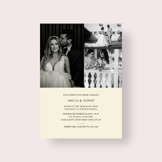 Foto Hochzeit Einladung