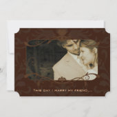 Foto Hochzeit Einladung ich heirate meine Freundin (Vorderseite)