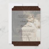 Foto Hochzeit Einladung ich heirate meine Freundin (Rückseite)