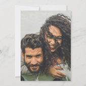 Foto Hochzeit Einladung QRCode UAWG Gold Gelb (Rückseite)