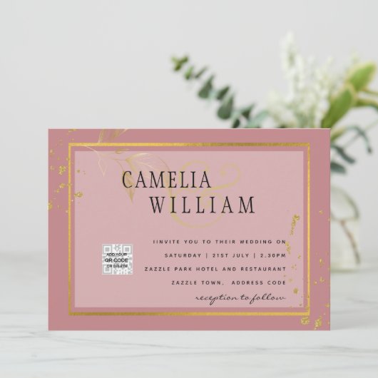 FOTO Hochzeit - Einladung Save the Date (Stehend Vorderseite)