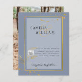 FOTO Hochzeit - Einladung Save the Date (Vorne/Hinten)