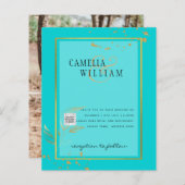 FOTO Hochzeit - Einladung Save the Date (Vorne/Hinten)