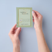 FOTO Hochzeit - Einladung Save the Date Flyer (Gruppe)