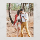 FOTO Hochzeit - Einladung Save the Date Flyer (Hinten)