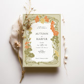 Foto Hochzeit Elegante Blumenzwerge Einladung