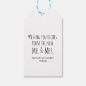 Foto Hochzeit Geschenkanhänger (Vorderseite)