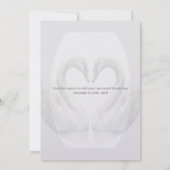 Foto Hochzeit hinzufügen Dankeschön Karte (Rückseite)