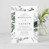 Foto Hochzeit im Grünen Einladung (Stehend Vorderseite)