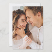 Foto Hochzeit im Grünen Einladung (Rückseite)