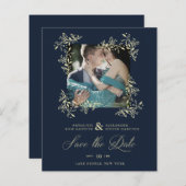 Foto-Hochzeit in Handschrift Geblüht Elegant (Vorne/Hinten)