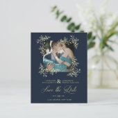 Foto-Hochzeit in Handschrift Geblüht Elegant (Stehend Vorderseite)