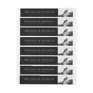 Foto-Hochzeit in Schwarz und Weiß