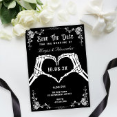 Foto Hochzeit in Schwarz-Weiß Save The Date