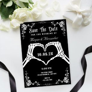 Foto Hochzeit in Schwarz-Weiß Save The Date