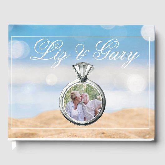 Foto-Hochzeit in Urlaubsort Gästebuch (Vorderseite)