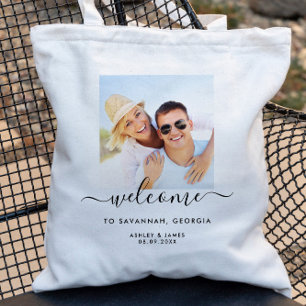 Foto Hochzeit in Urlaubsort Weekend Begrüßungsbe Tragetasche