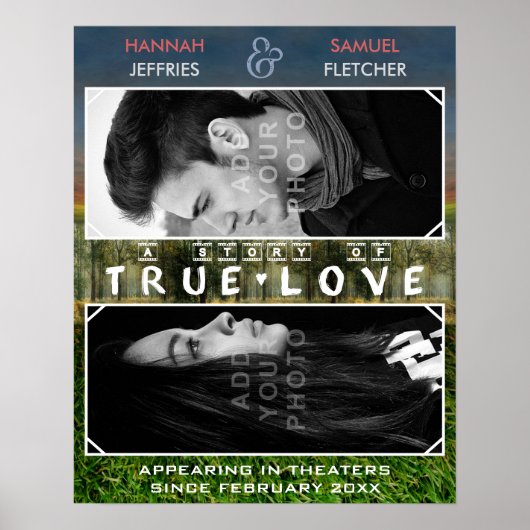 Foto Hochzeit oder Verlobung Romantischer Film Poster (Vorne)
