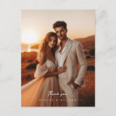 Foto Hochzeit Postkarte (Vorderseite)