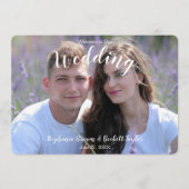 Foto Hochzeit Programm (Vorderseite)