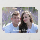 Foto Hochzeit Save The Date (Vorne/Hinten)