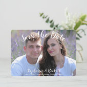 Foto Hochzeit Save The Date (Stehend Vorderseite)