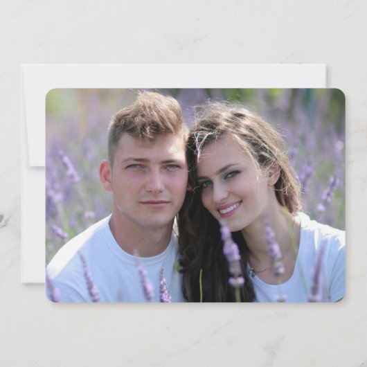 Foto Hochzeit Save The Date (Rückseite)