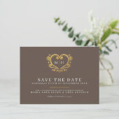Foto-Hochzeit Save The Date (Stehend Vorderseite)