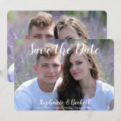 Foto Hochzeit Save The Date (Vorne/Hinten)