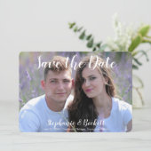 Foto Hochzeit Save The Date (Stehend Vorderseite)