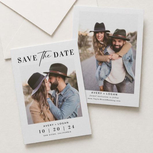 Foto Hochzeit Save The Date