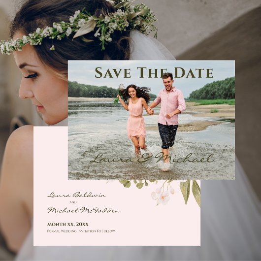 Foto Hochzeit Save The Date