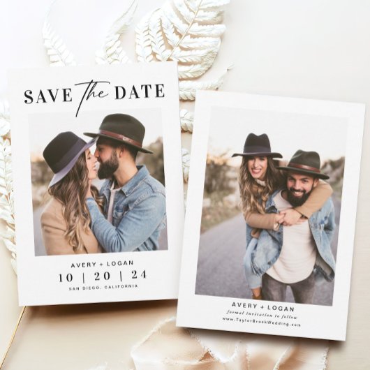 Foto Hochzeit Save The Date