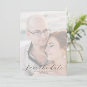 Foto | Hochzeit Save The Date (Stehend Vorderseite)