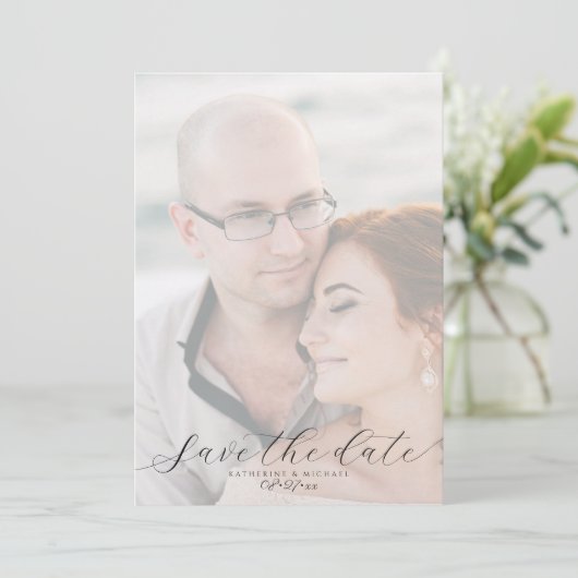 Foto | Hochzeit Save The Date (Stehend Vorderseite)