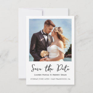 Foto Hochzeit Save-the-Date-Einladung Save The Date