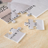 Foto Hochzeit speichern das Datum der Einladung Puzzle (Seite)
